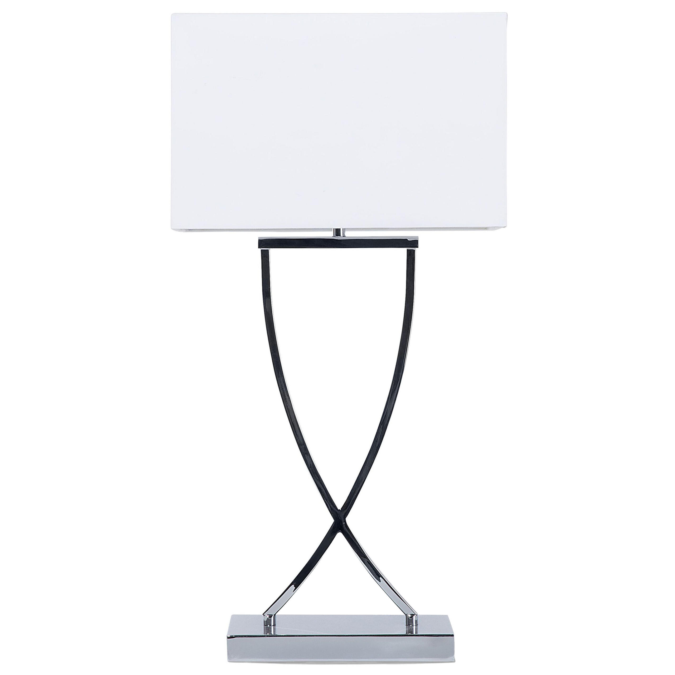 TISCHLAMPE Yasuni 20/32/63 cm - Weiß, Metall (20/32/63cm) - Beliani