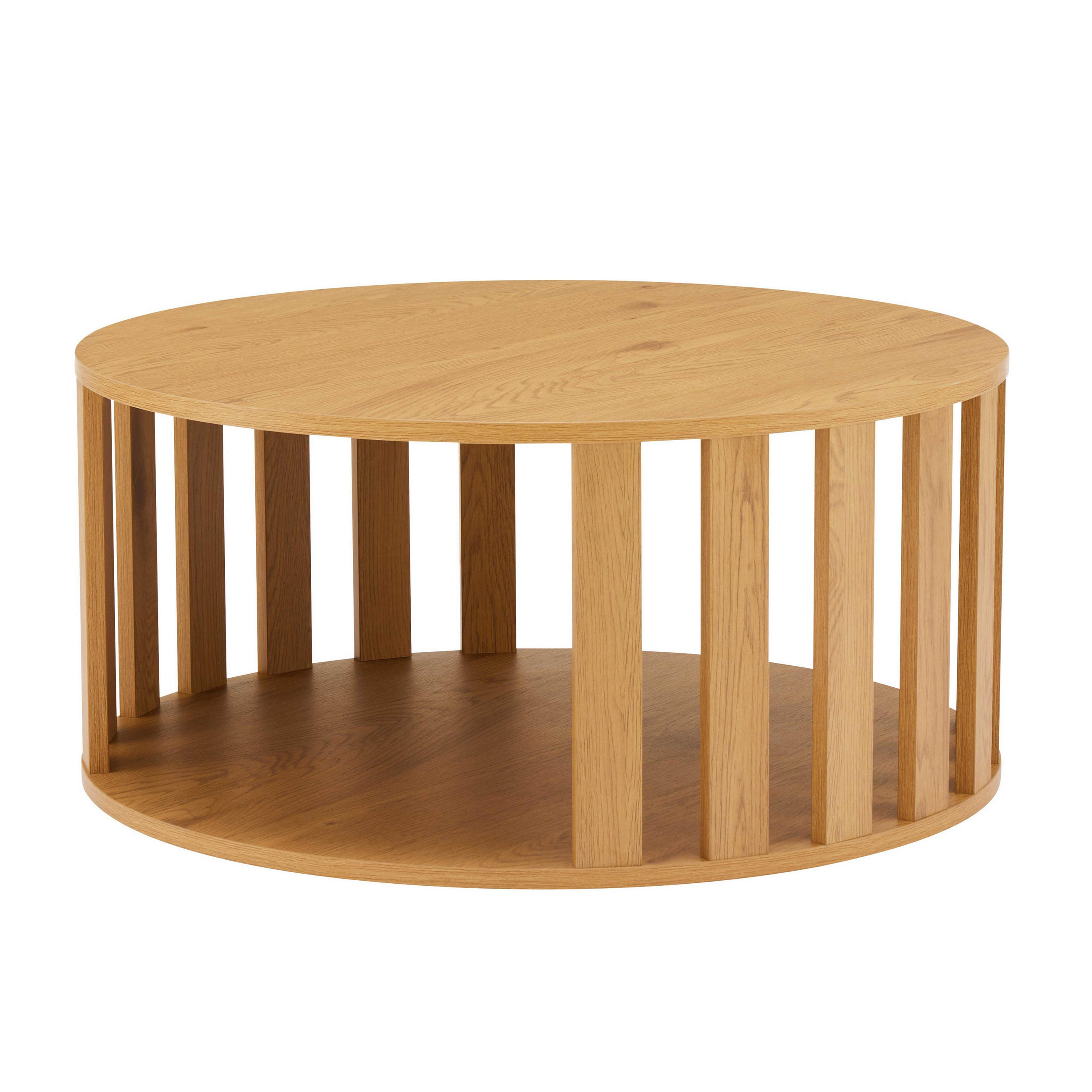 Oviala Couchtisch, Beige 75x35x75 cm