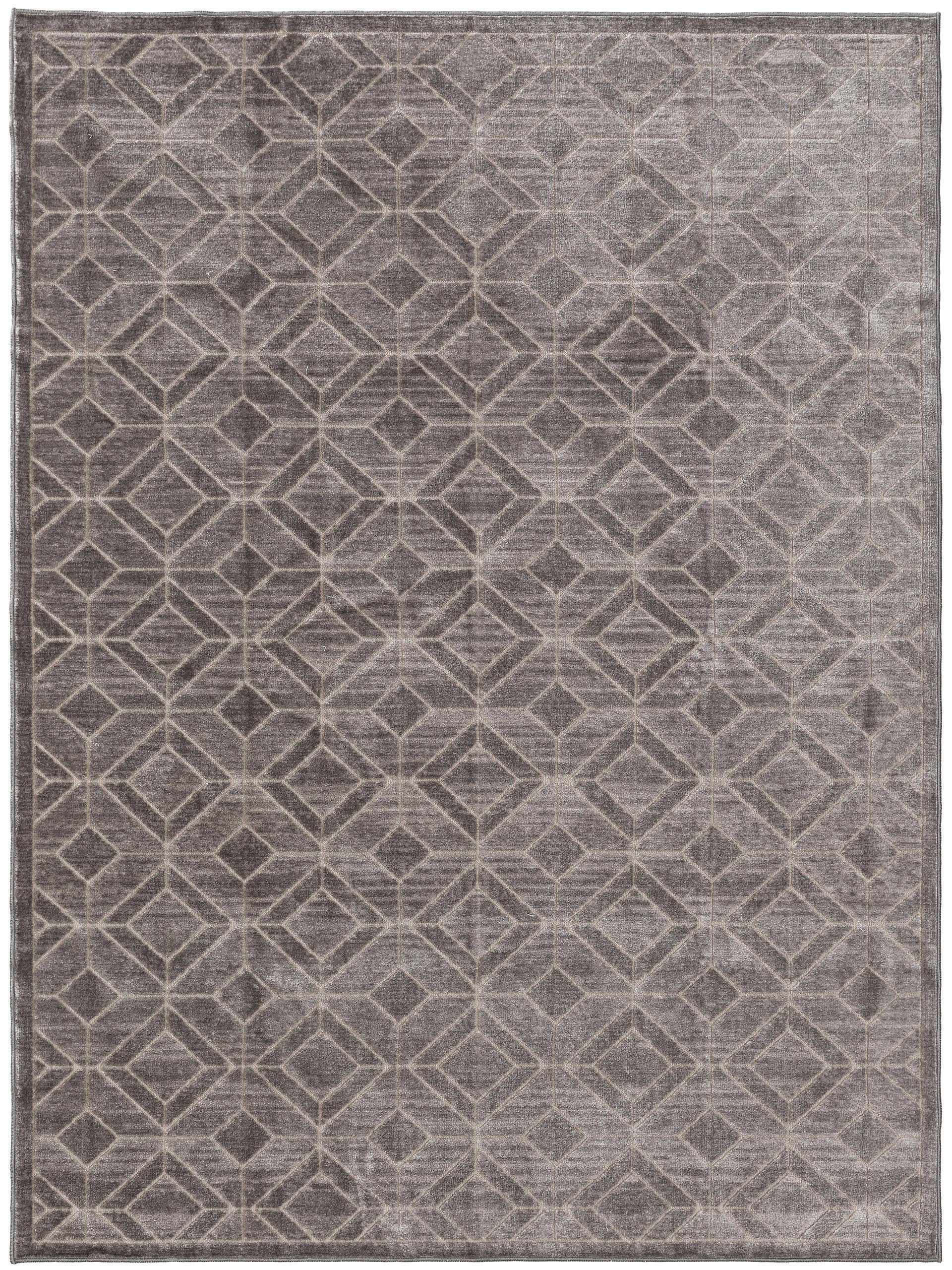 TEPPICH Daisy Grau 100x150 cm - Grau, Textil (100/150cm) - benuta