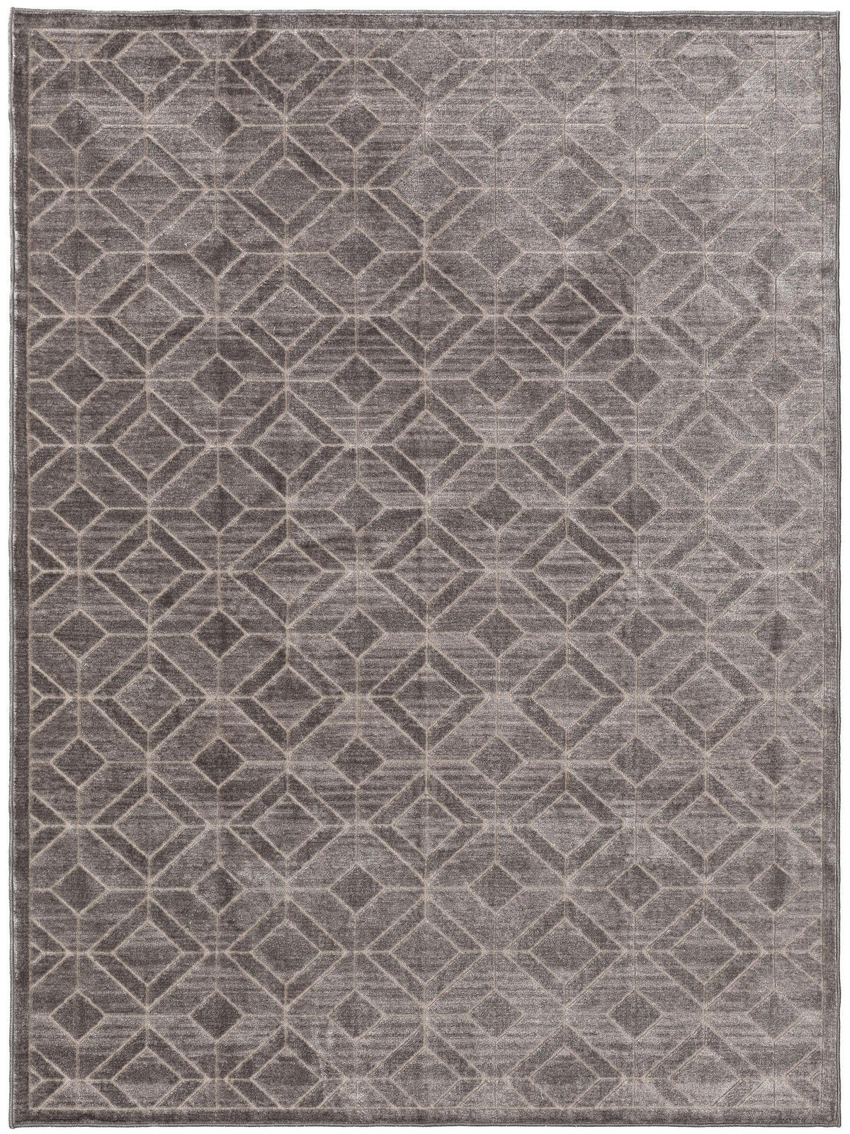 TEPPICH Daisy Grau 100x150 cm - Grau, Textil (100/150cm) - benuta