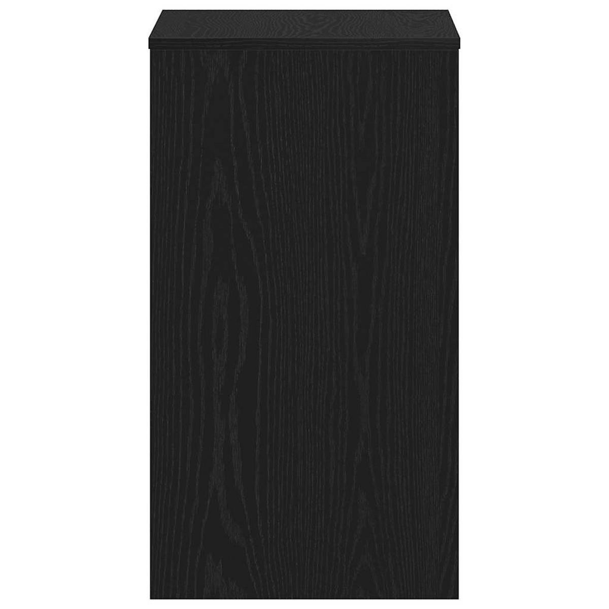 SCHREIBTISCH Modern 90/40/72 cm aus Holzwerkstoff Schwarze Eiche Dekor - Schwarz, Holz (40/90/72cm) - vidaXL