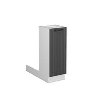 KÜCHENINSEL Fame-Line Anthrazit Landhaus 30 cm ohne AP - Dunkelgrau/Anthrazit, Holzwerkstoff (30/82/70cm) - Vicco
