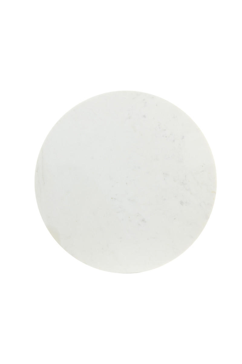 BEISTELLTISCH Rickerd Weiß Ø61/41 cm - Weiß, Metall (61/61/41cm) - Light & Living