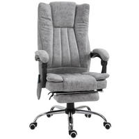 SESSEL 62/67/113-120 cm, Massage & Wärme, verstellbar,Grau - Grau, Kunststoff (67/113/62cm) - Redom