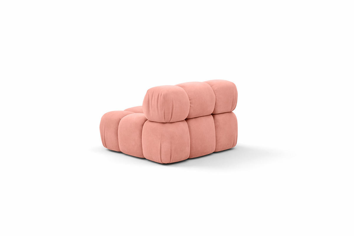 MODUL Mittig, Für Modulares System, Stoff Salvador, Rosa, Selia - Pink, Holz (95/70/95cm) - Kaiser Möbel