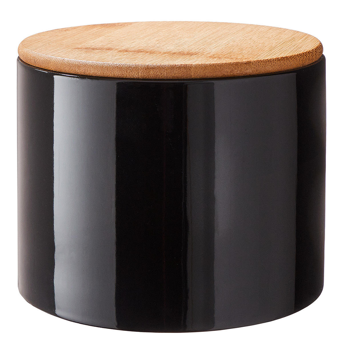 VORRATSDOSE Karlton Bros. - Schwarz, Keramik (15/12/15cm) - BUTLERS