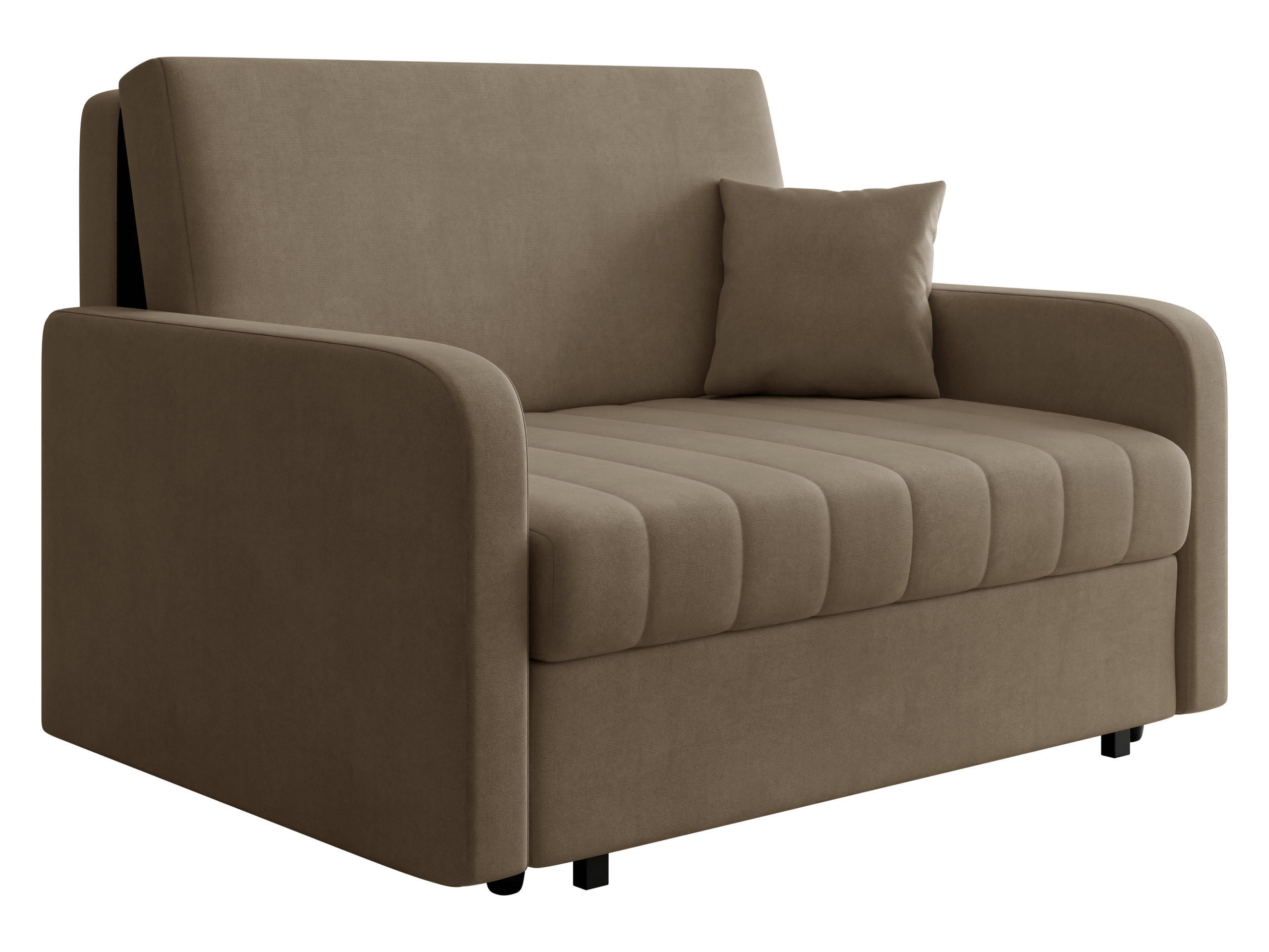 Mirjan24 Schlafsofa Braun 132x85x98 cm