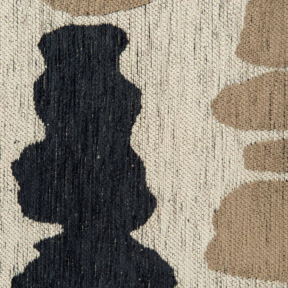 TEPPICH Lou Men In Black 170/240 cm - Schwarz, Textil (170/240cm) - Lola&Moi