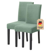 STUHLHUSSE (2-tlg. Set) - Grün, Kunststoff (1/38cm)