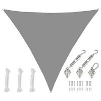 SONNENSEGEL Wasserdicht 300 cm Grau - Grau, Kunststoff (300/300cm) - Amanka