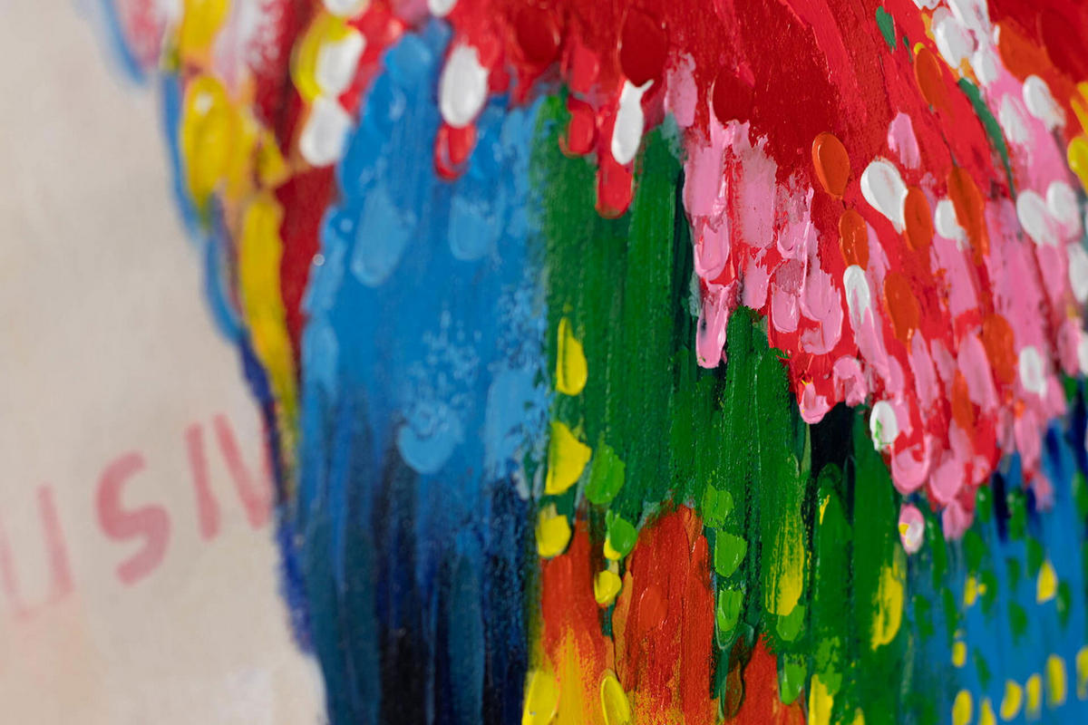 ACRYLBILD HANDGEMALT 60/90 cm - Multicolor, Holz/Textil (60/90cm) - KUNSTLOFT