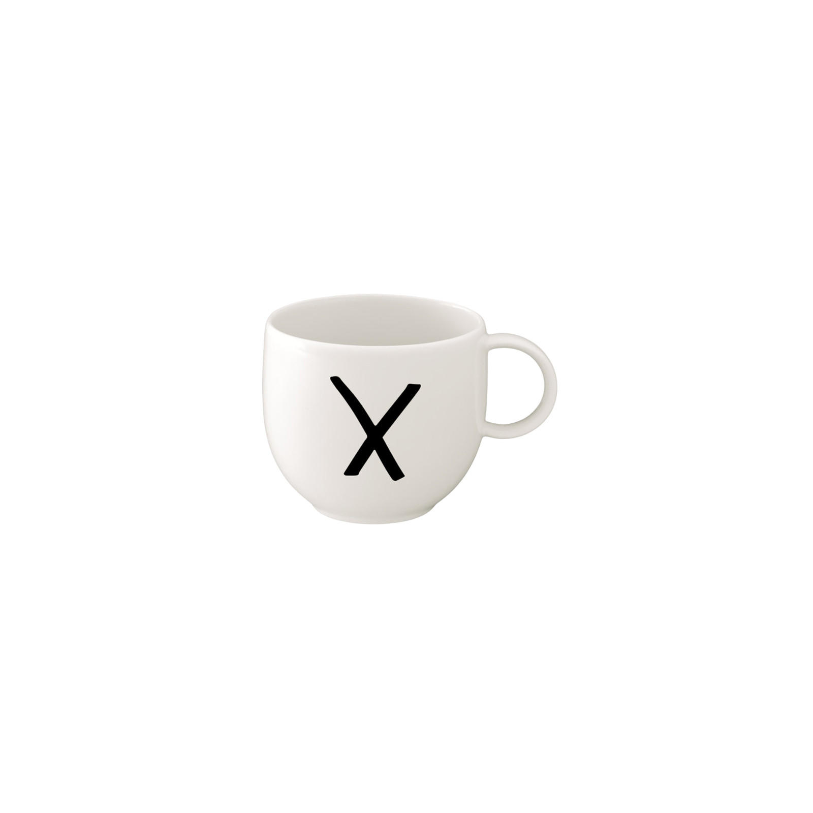 KAFFEEBECHER Letters weiß 330 ml - Weiß, Keramik (0.33L) - Villeroy & Boch