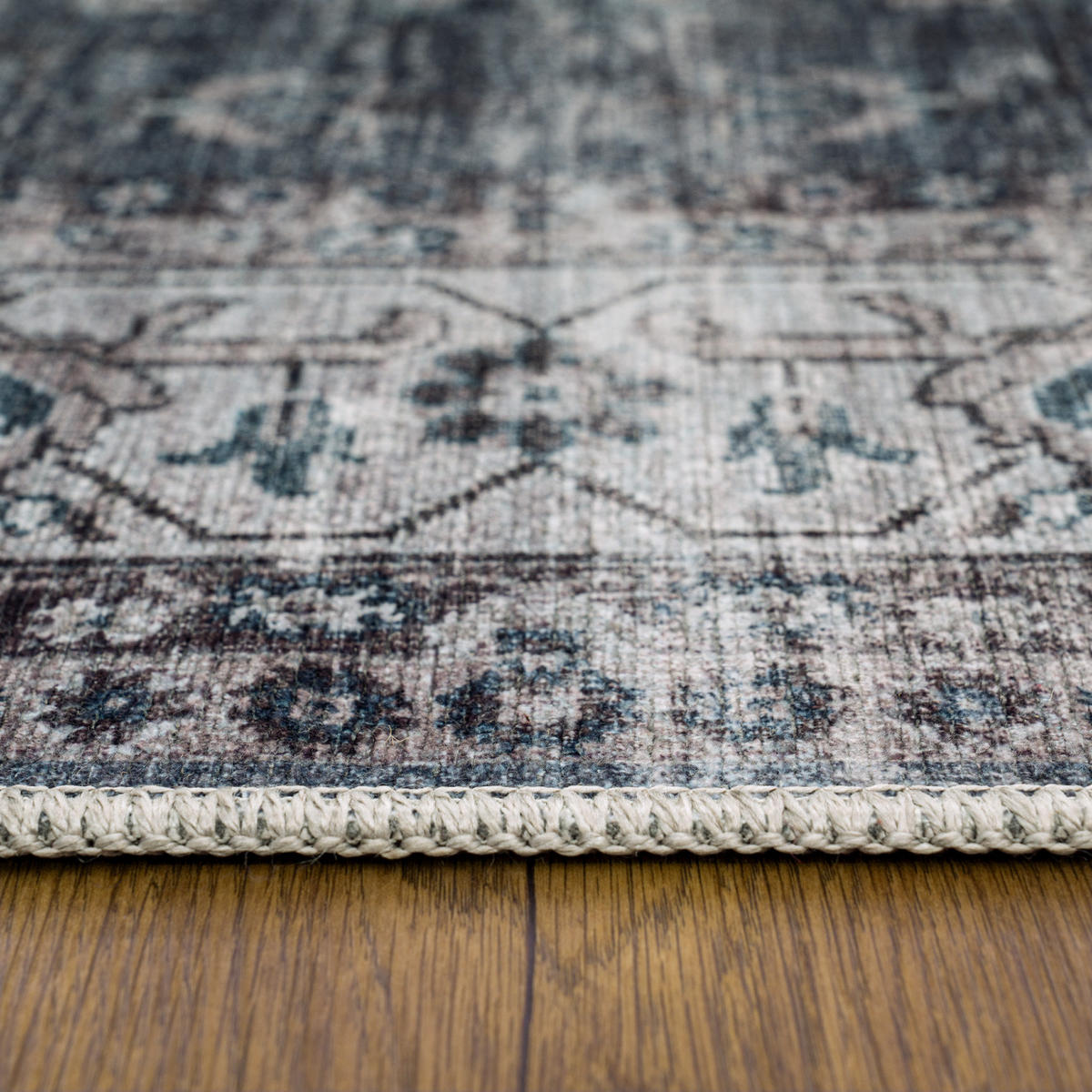 KURZFLORTEPPICH 140/200 cm Lyon 335 - Grau, Textil (140/200cm) - Paco Home