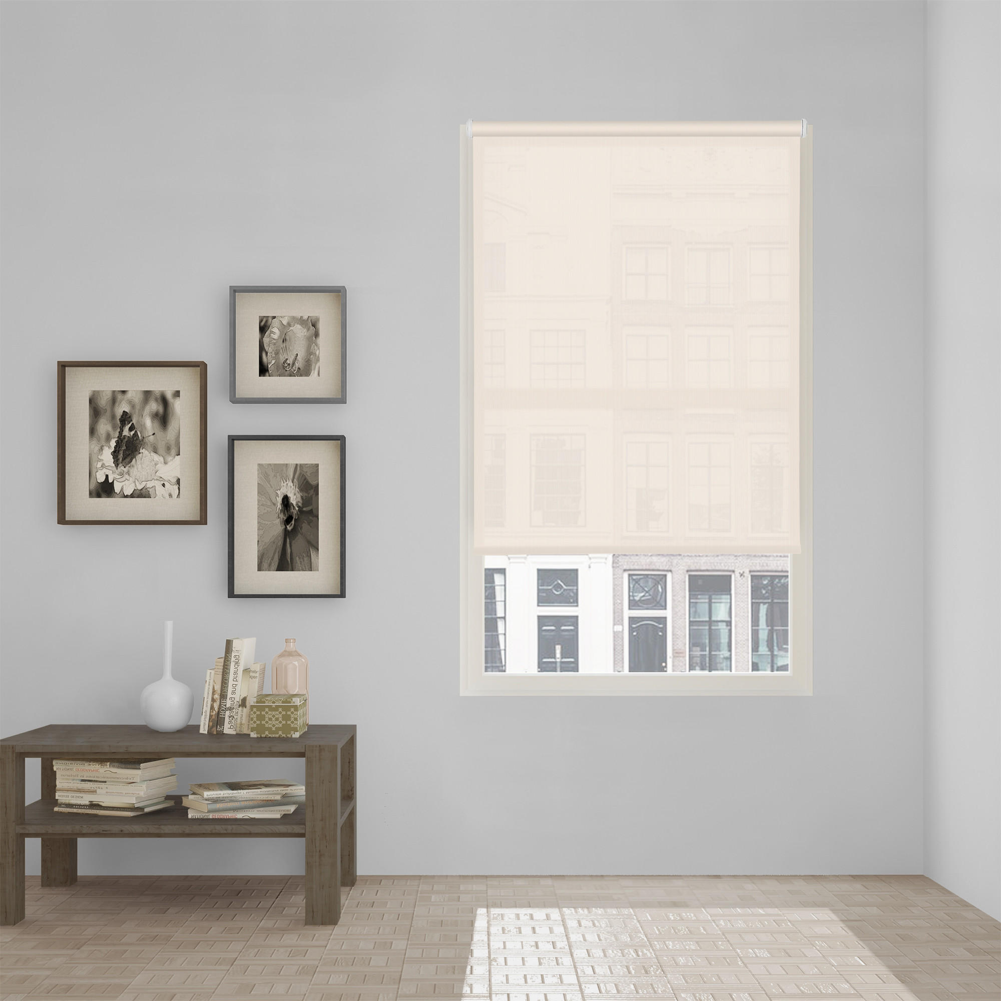 Viewtex Seitenzugrollo Beige 45x190x190 cm