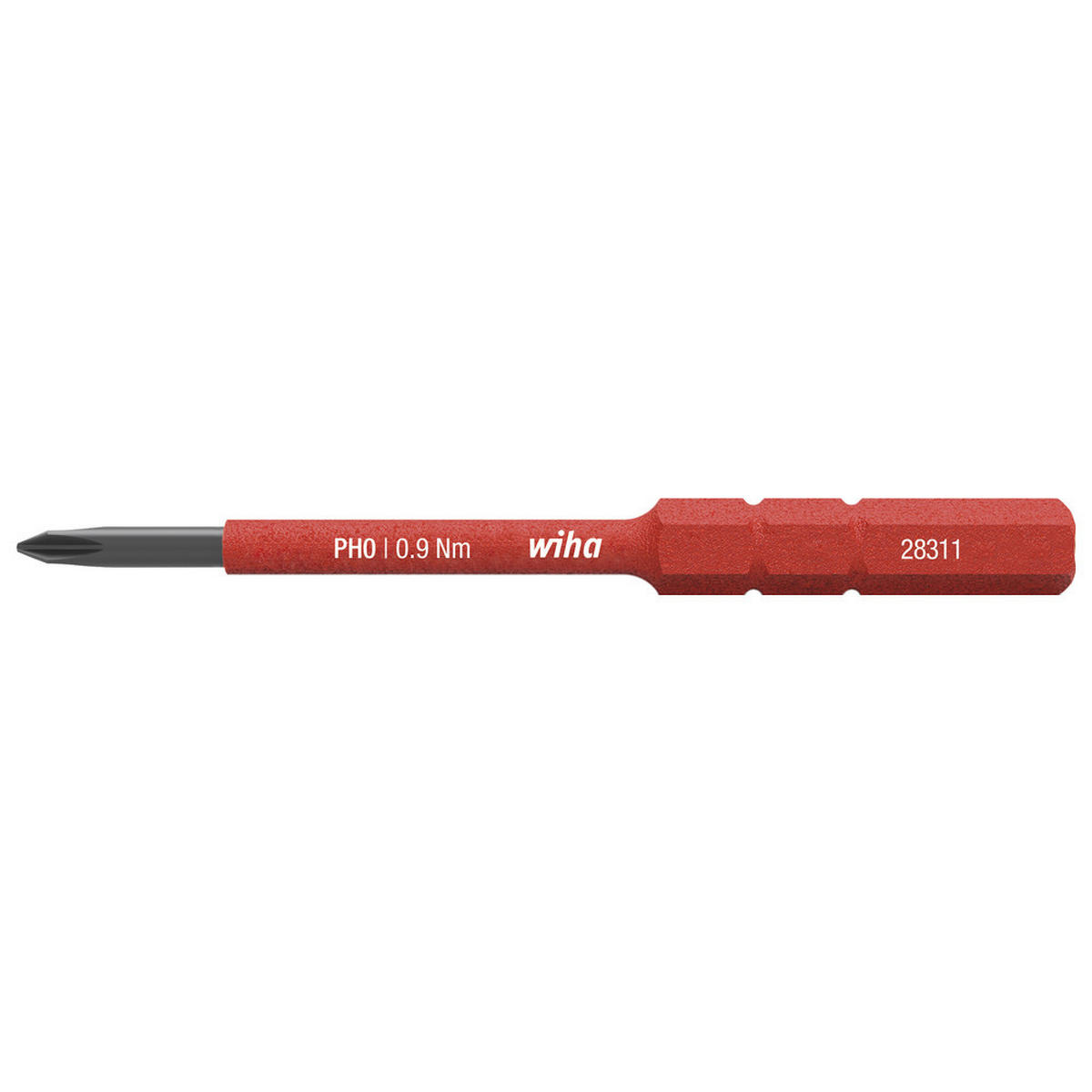 BIT slimBIT electric 2831, Kreuzschlitz, PH1 x 75 mm - Multicolor, Kunststoff (77/6/6cm) - Wiha