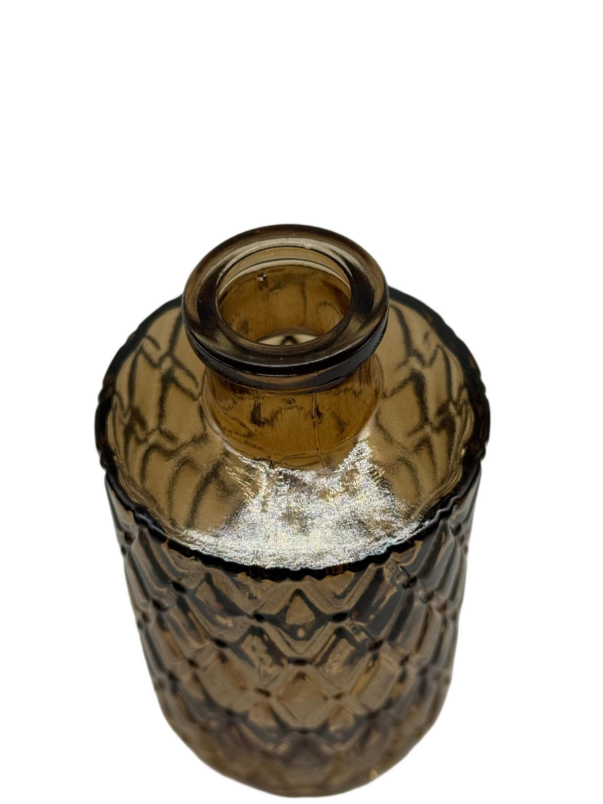 10xVASEN - Braun, Glas (14.5cm) - Relaxdays