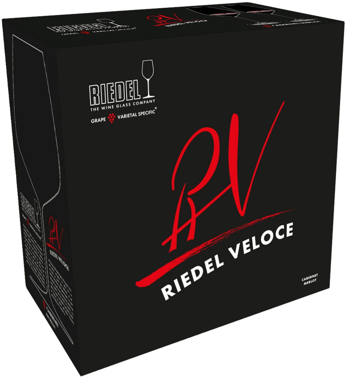 CABERNET MERLOT WEINGLAS Veloce transparent 829 ml 2er Set - Transparent, Glas (0.83L) - Riedel
