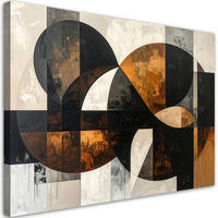 LEINWANDBILD 3D und geometrisch 120x80cm - Braun, Textil (120/80cm) - Feeby