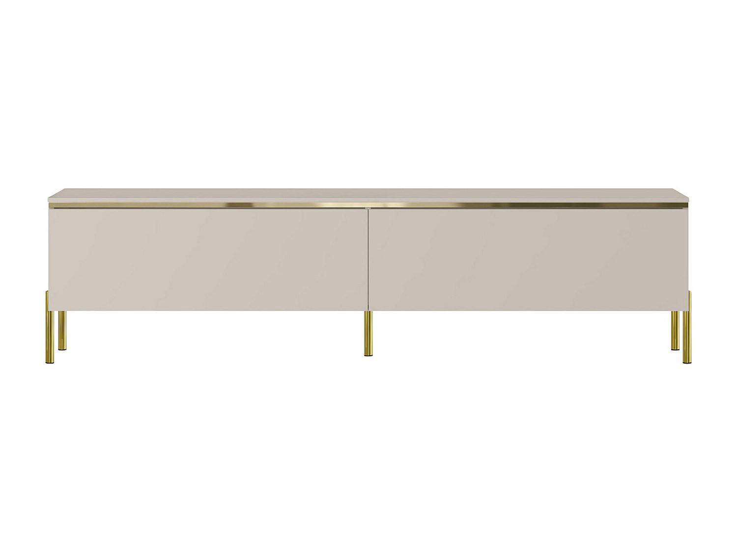 TV-BOARD - 180 cm x 39.6 cm - Holz, Platte - Beige - VUKIA - Beige, Holz (180/46.8/39.6cm) - Vente-Unique