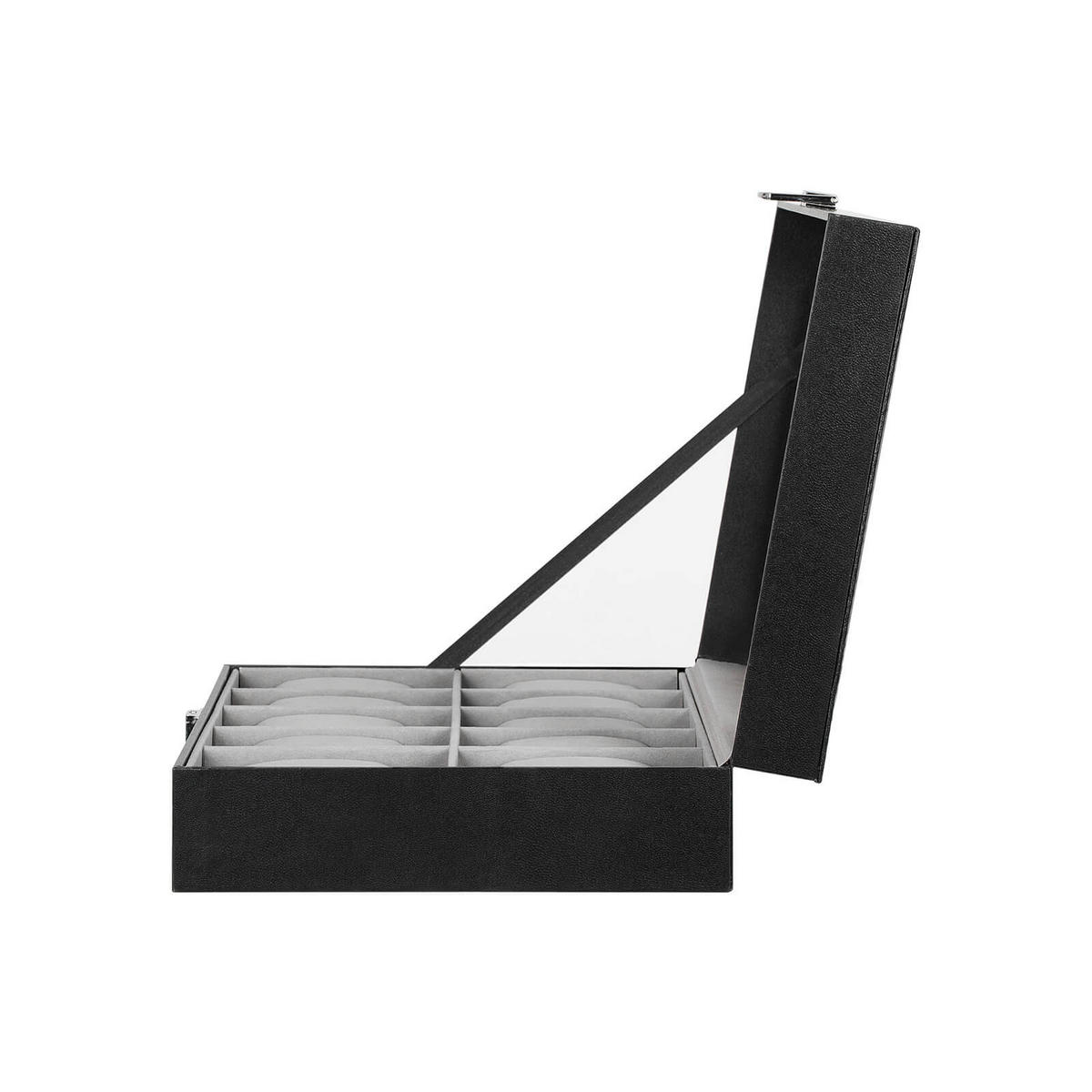UHRENBOX Panama City - Schwarz, Glas (25/7.5/20cm) - Hansiro