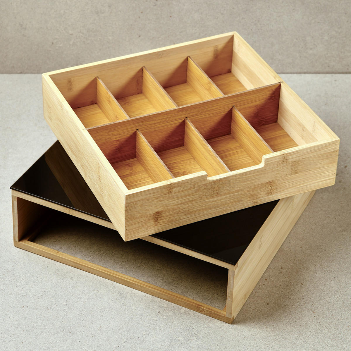 KAPSELSCHUBLADE Kaffee 30/31/10 cm - Schwarz, Naturmaterialen (31/10/30cm) - Kesper