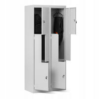 SCHLIESSFACHSCHRANK JULIA - Grau, Metall (80/185/45cm) - Jan Nowak