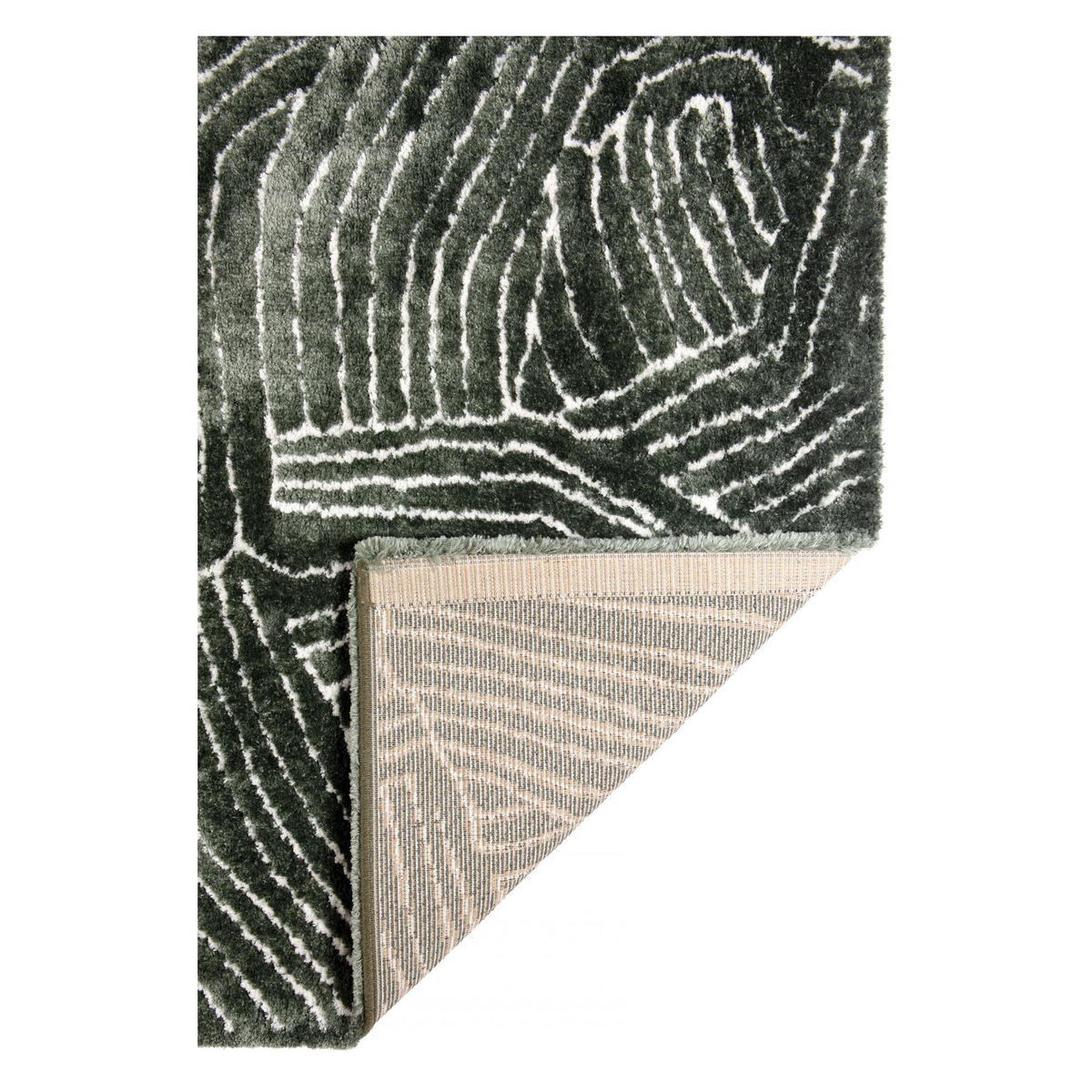 RECYCELTER TEPPICH Paulin thymian 200 x 290 x 2 cm - Grün, Textil (200/290cm) - Vivaraise