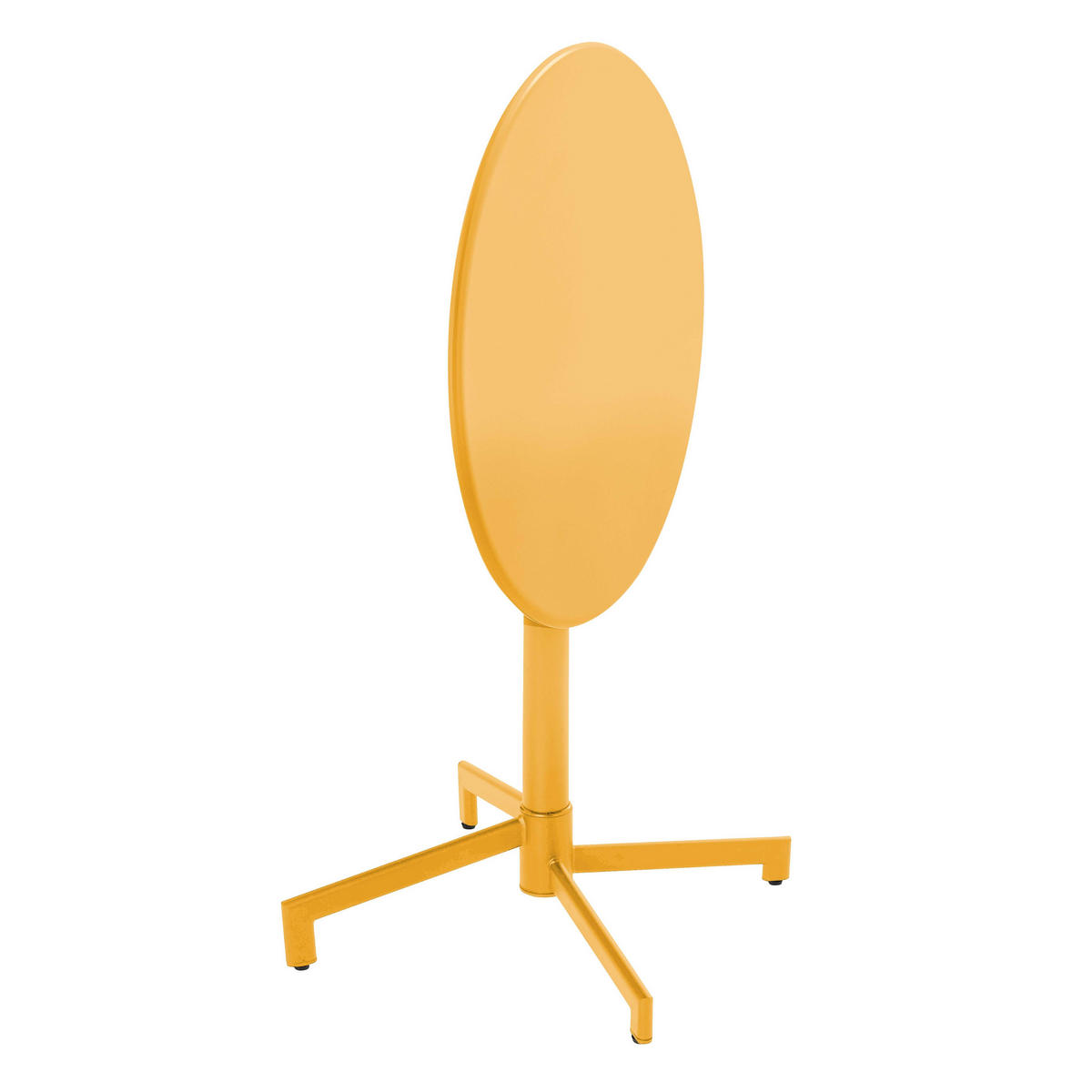 BISTROTISCH, Gelb - Gelb, Metall (70/70/72cm) - Oviala