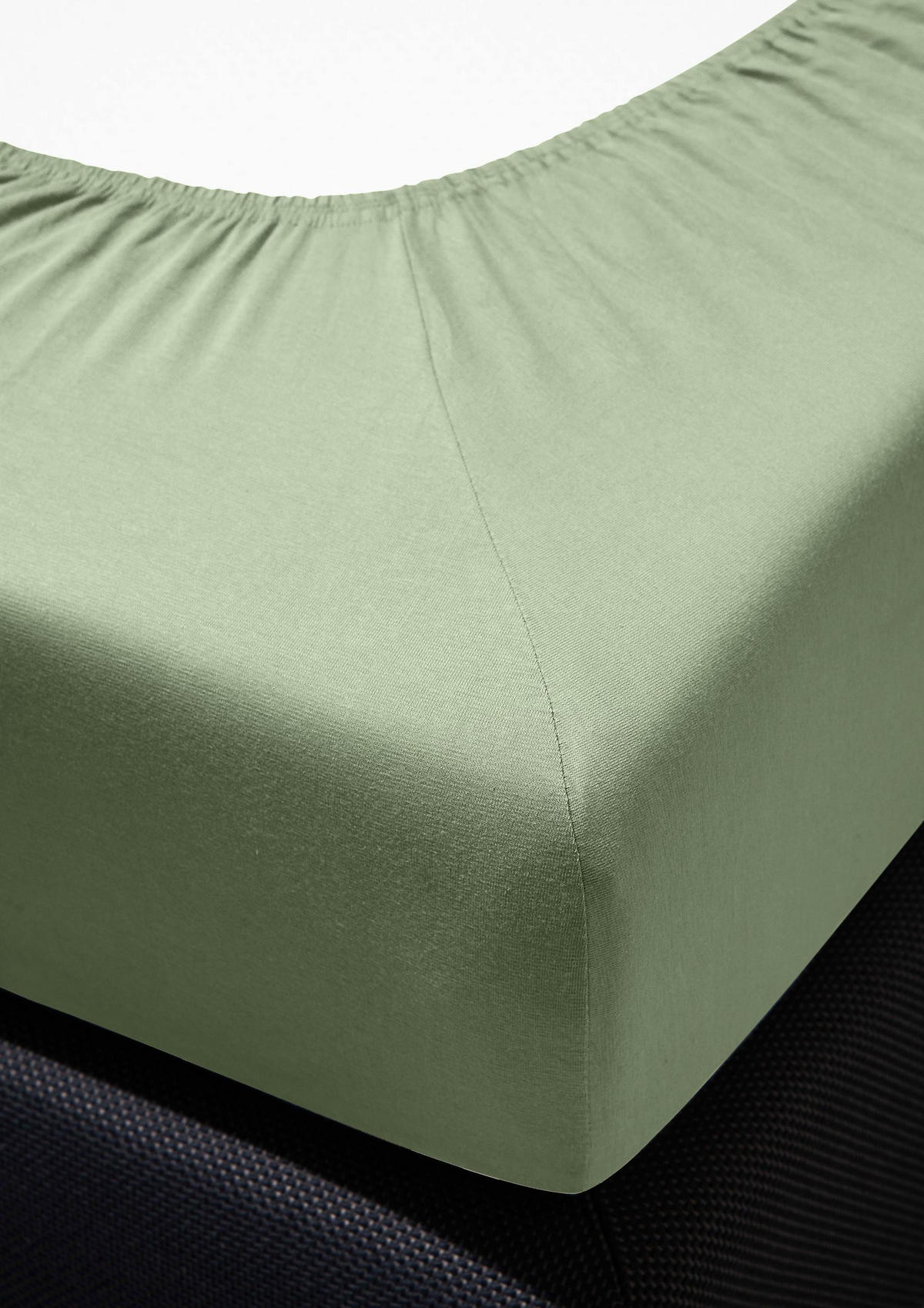 SPANNBETTTUCH VESUV 0012 - Grün, Textil (100/200cm) - Irisette