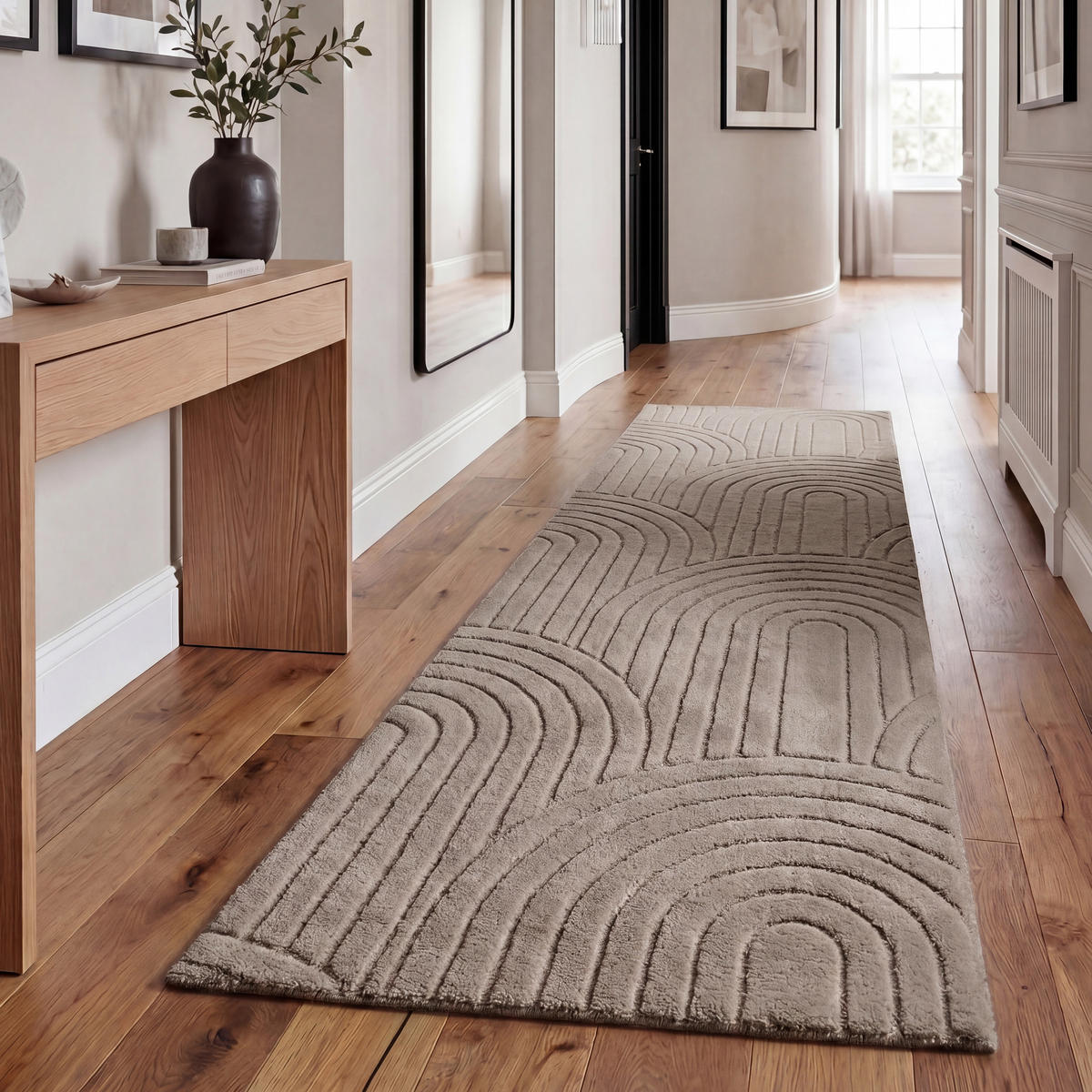 HOCHFLORTEPPICH 80/150 cm Tokio 471 - Taupe, Textil (80/150cm) - Paco Home