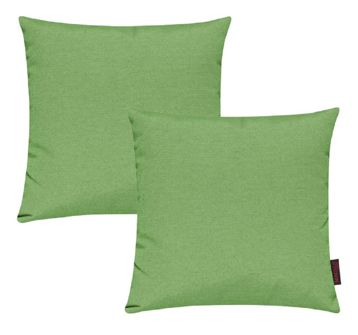 KISSENHÜLLE 2er Set Fino uni 50/50 cm - Smaragdgrün, Textil (50/50cm) - Magma Heimtexx