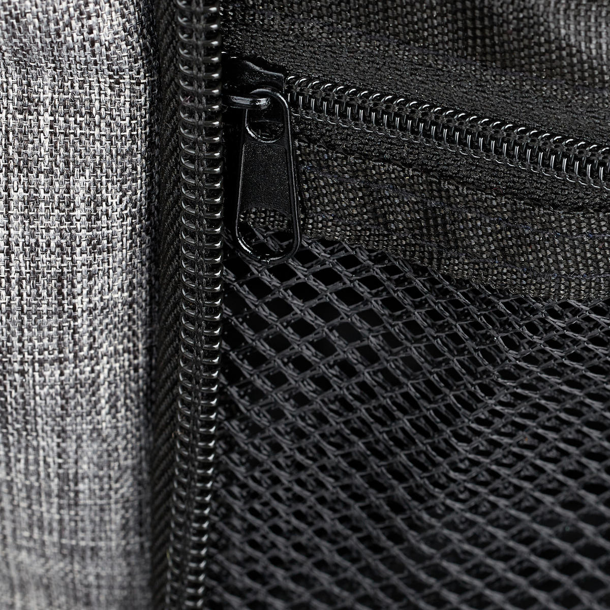 KULTURBEUTEL - Grau, Textil (26.5/23/14cm) - Relaxdays