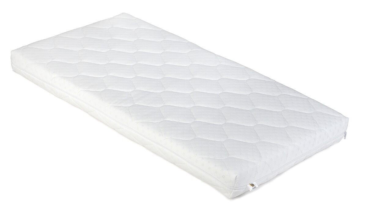 FEDERKERNMATRATZE MINIPOCKET Weiß 80x160x12 cm - Weiß, Textil - FURNLUX