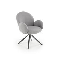 Gepolsterter Drehsessel 180° SNOOPY Grau - Grau, Textil (64/90/63cm) - Lookway