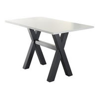 STEHTISCH Essa 2 120 x 70 x 105 aus Holzwerkstoff Weiß Matt Lack - Weiß, Holz (70/105/120cm) - 58aufmkessel