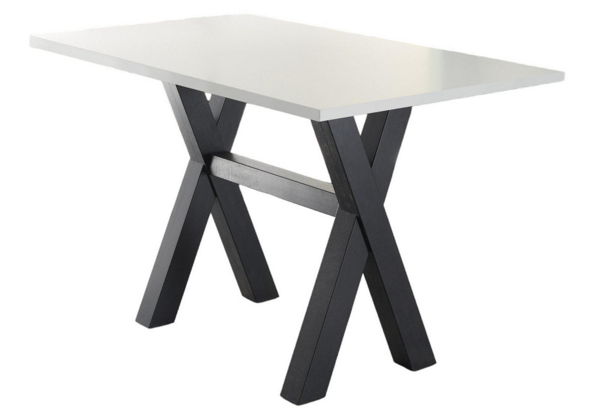 STEHTISCH Essa 2 120 x 70 x 105 aus Holzwerkstoff Weiß Matt Lack - Weiß, Holz (70/105/120cm) - 58aufmkessel