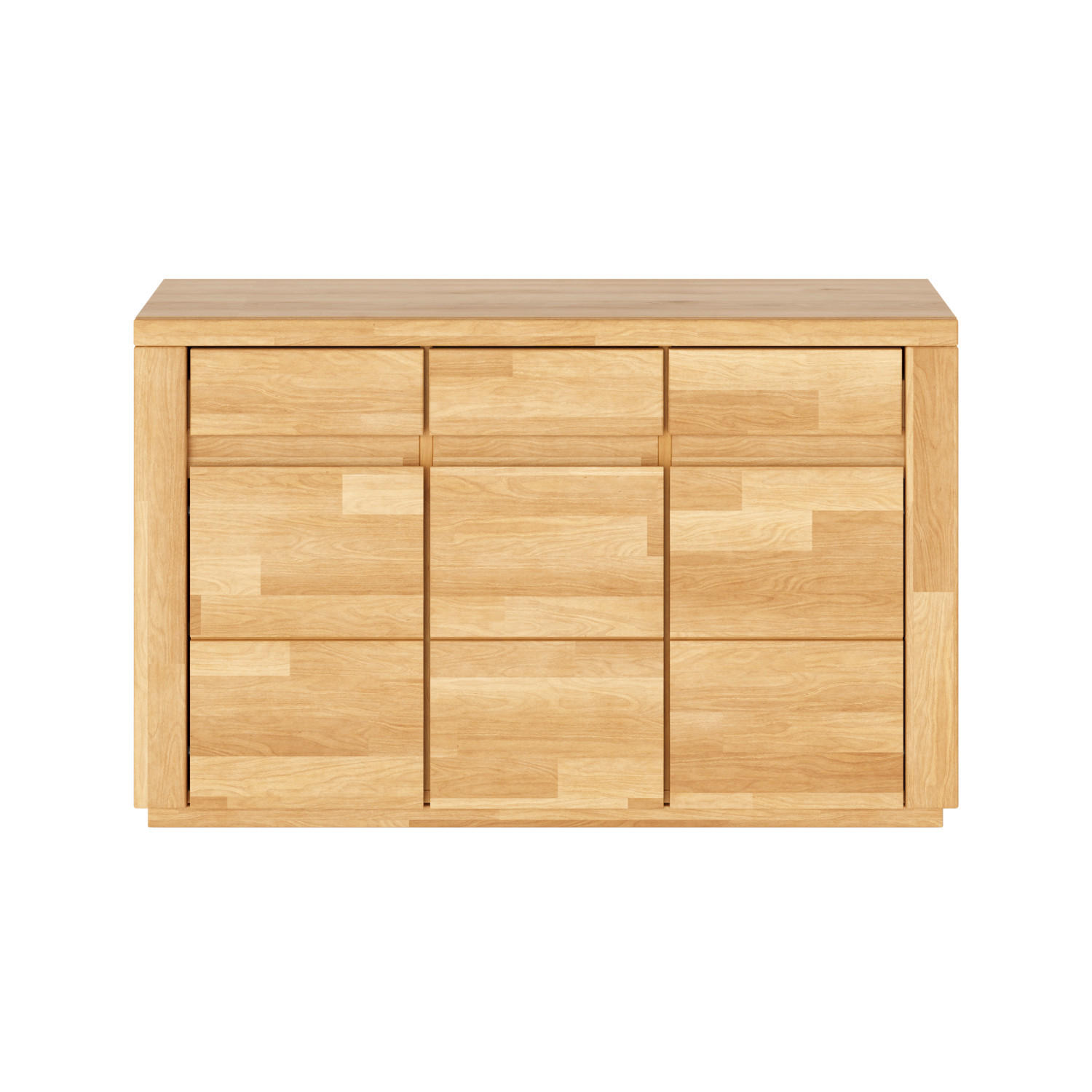 KOMMODE Viborg - Buchefarben, Holz (35/80/127cm) - kiki design