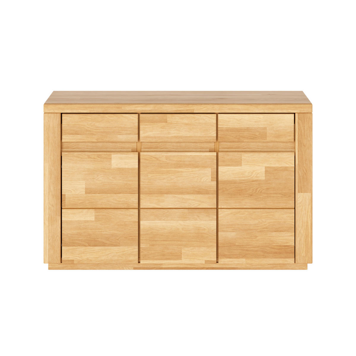 KOMMODE Viborg - Buchefarben, Holz (35/80/127cm) - kiki design