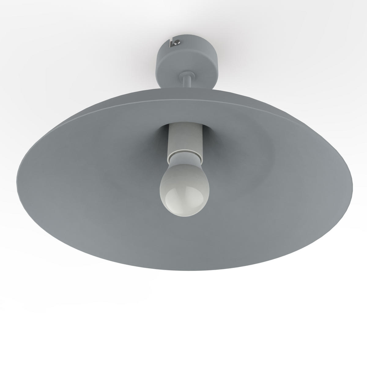 DECKENLEUCHTE - Grau, Metall (30/30/20cm) - Lumicom