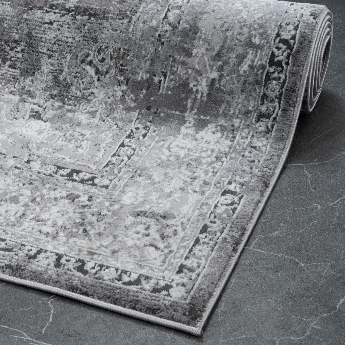 VINTAGE-TEPPICH ALEGRA 160/230 cm Grau - Taupe, Naturmaterialien/Textil (160/230cm) - Consilio Concept