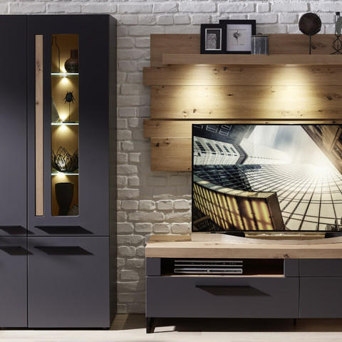 Livetastic Wohnwand aus Holz