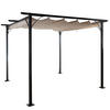 PERGOLA Cremeweiß - Weiß, Metall (300/232/300cm) - MCW