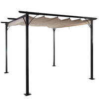 PERGOLA Cremeweiß - Weiß, Metall (300/232/300cm) - MCW