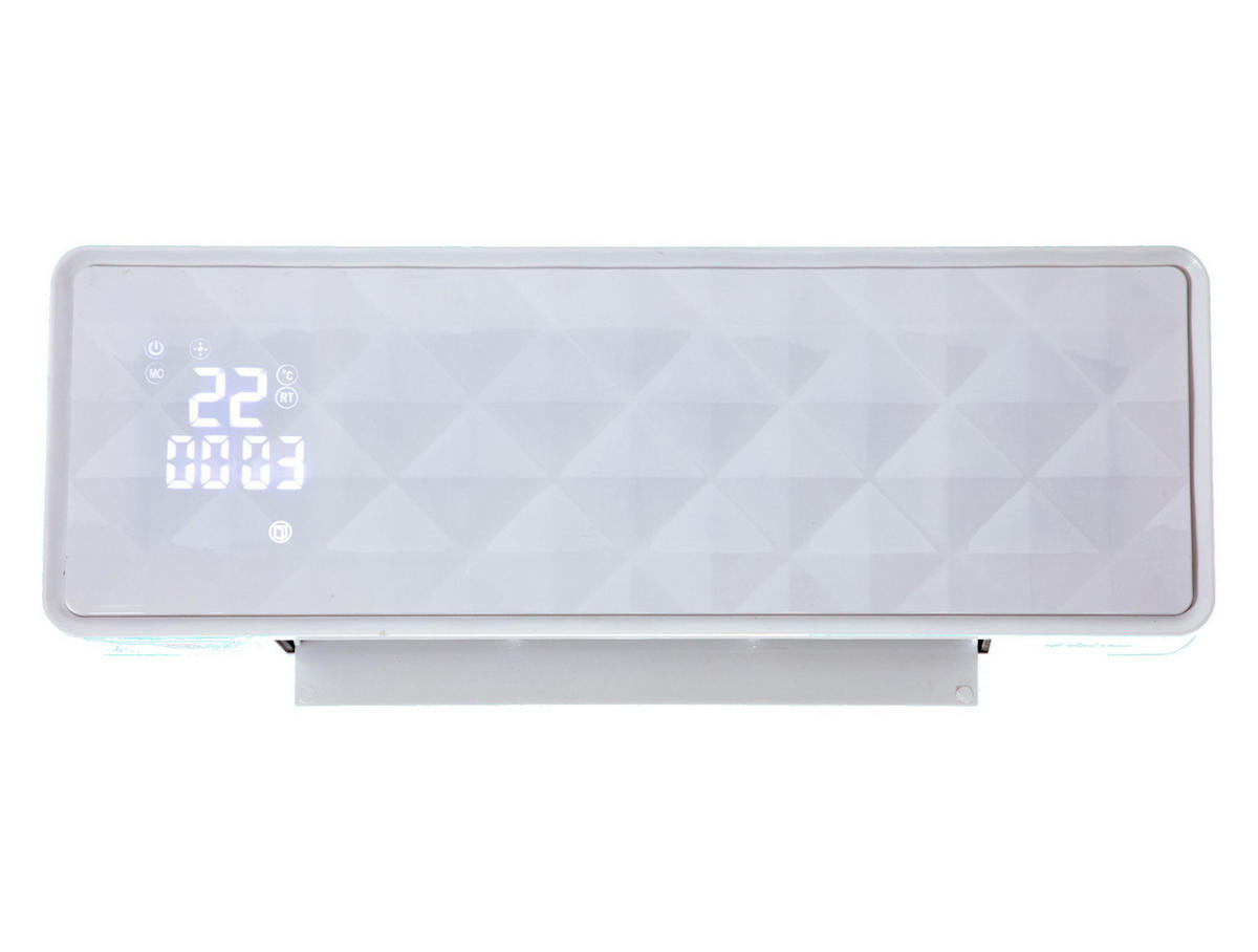 SPLIT-WANDHEIZUNG Weiß mit Fernsteuerung und Programmierung 2000 W - Weiß, Kunststoff (54/19/13cm) - Purline