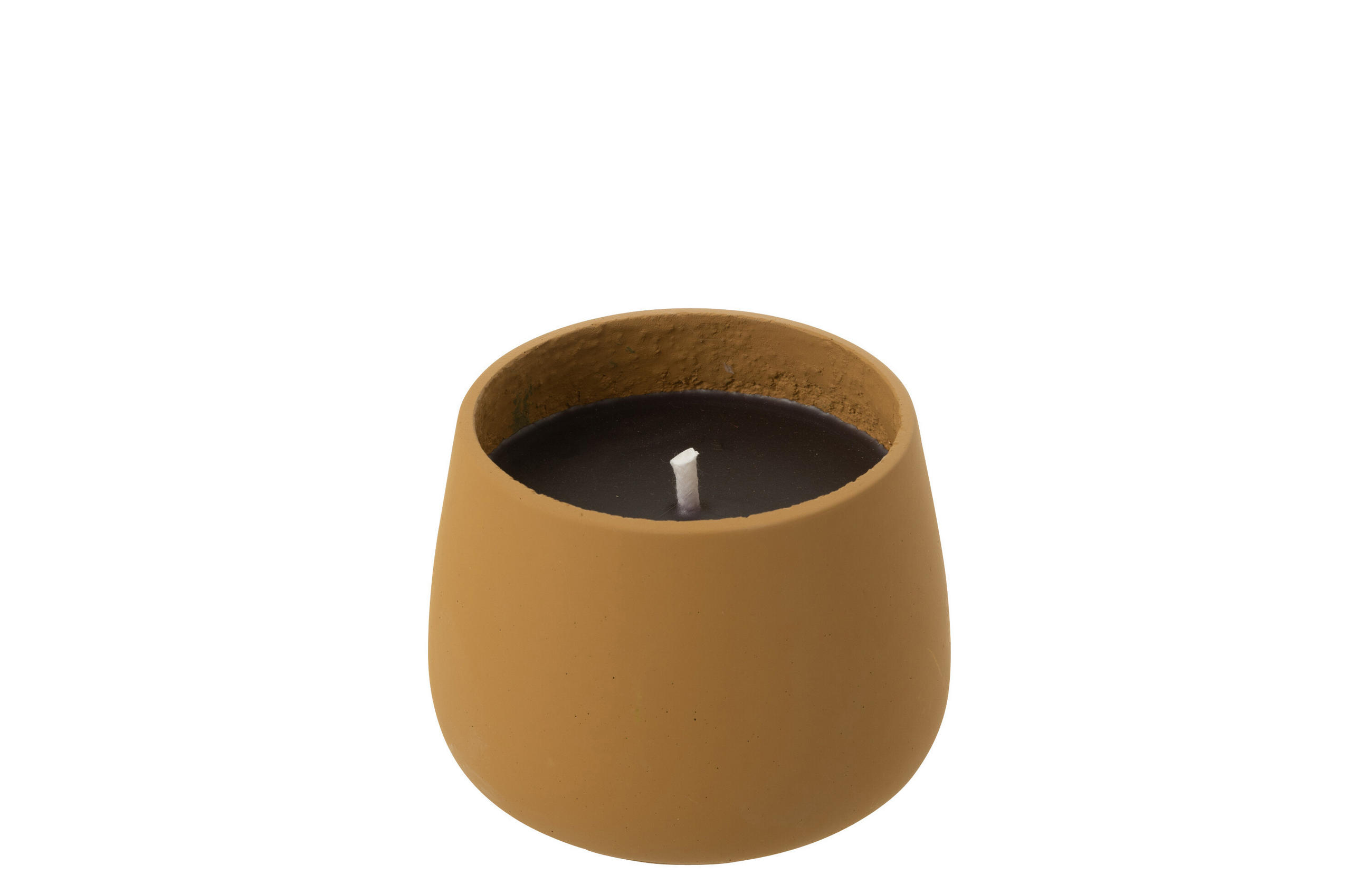 KERZEN CYRA - Zement - Gelb - S - 18 Std. - Gelb, Stein (14/11cm) - J-Line