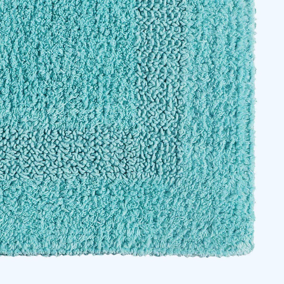 BADGARNITUR 2-tlg. Badematte & WC-Vorleger, 100% Baumwolle - Blau, Textil (80/50cm) - Homescapes
