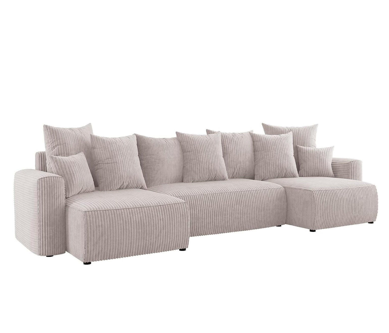 Meblini Ecksofa Creme 312x142 cm