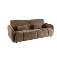 SOFA Kopiko Braun, mit Schlaffunktion und Bettkasten - Braun, Holzwerkstoff (225/93/100cm)