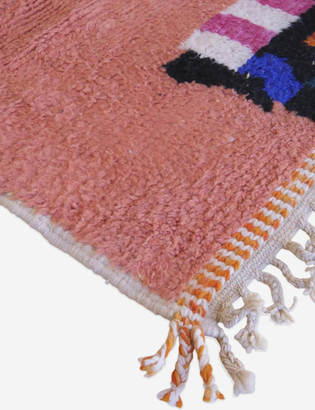 BERBERTEPPICH handgeknüpft Design 200x 300 cm - Multicolor, Naturmaterialien (200/300cm) - AFK Living