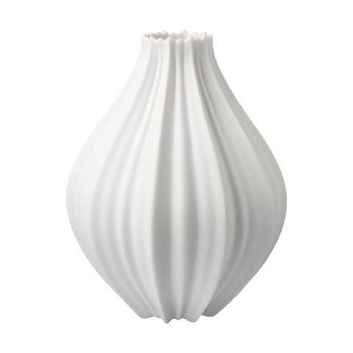VASE Bahar, Biskuit-Porzellan, weiß, H 18 cm - Weiß, Keramik (18cm) - Goebel